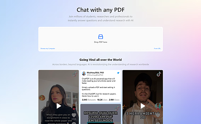 ChatPDF - 轻松解析PDF文档的在线AI神器