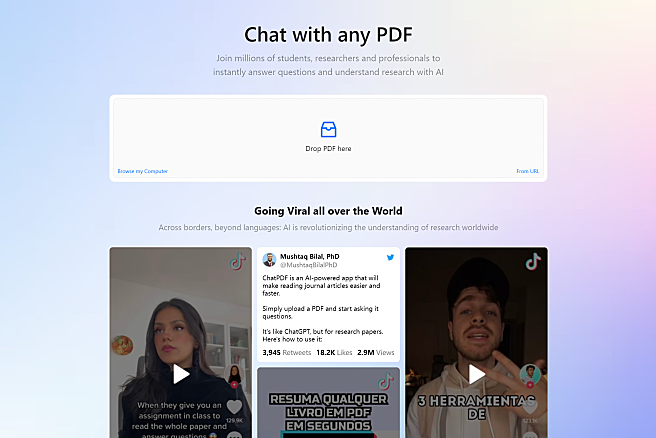 ChatPDF - 轻松解析PDF文档的在线AI神器