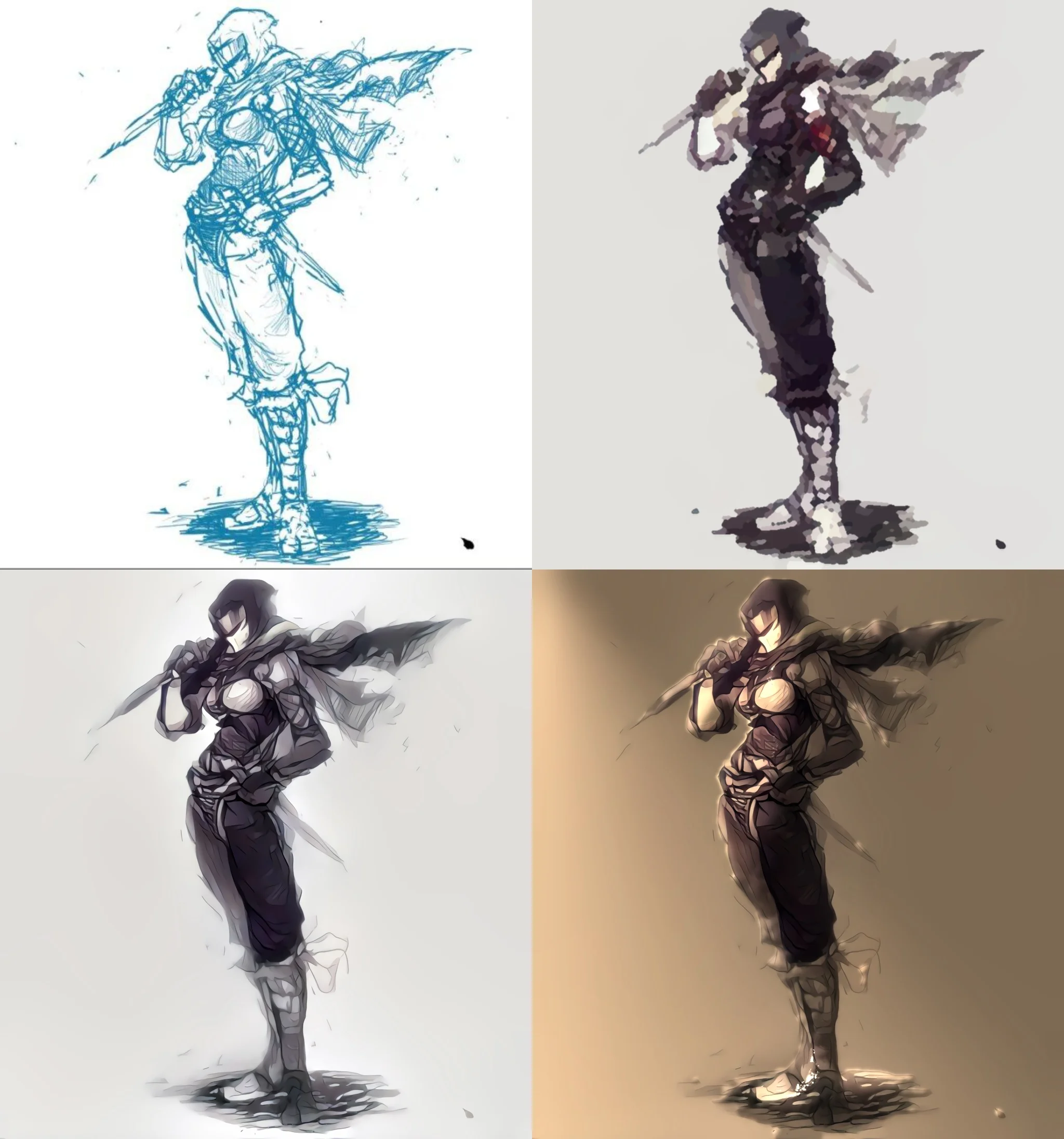 Style2Paints - 最强二次元线稿重绘着色AI工具，可输出PSD