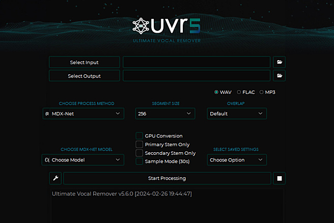 UVR5 - 最强人声伴奏分离AI工具，最新版v5.6