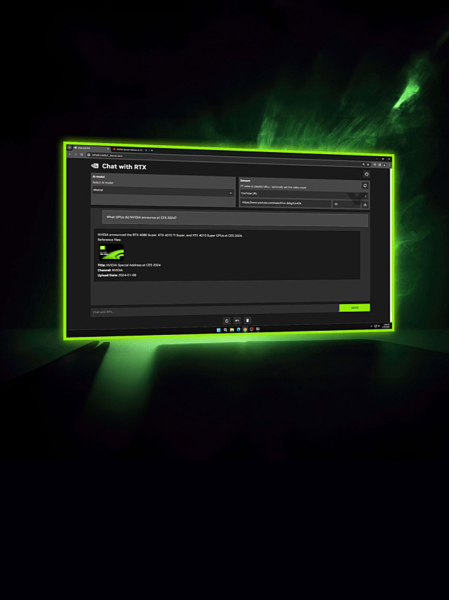 NVIDIA Chat with RTX 一键部署私密的AI聊天机器人