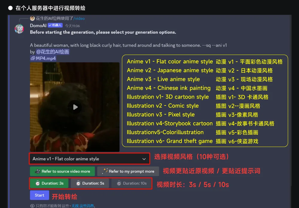 DomoAI - 一键照片和视频转换风格，支持文生图，图生图，可以对科目三的小姐姐们下手了~
