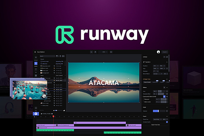 Runway - 新一代视频内容制作生成AI工具，人人都能成为神笔马良
