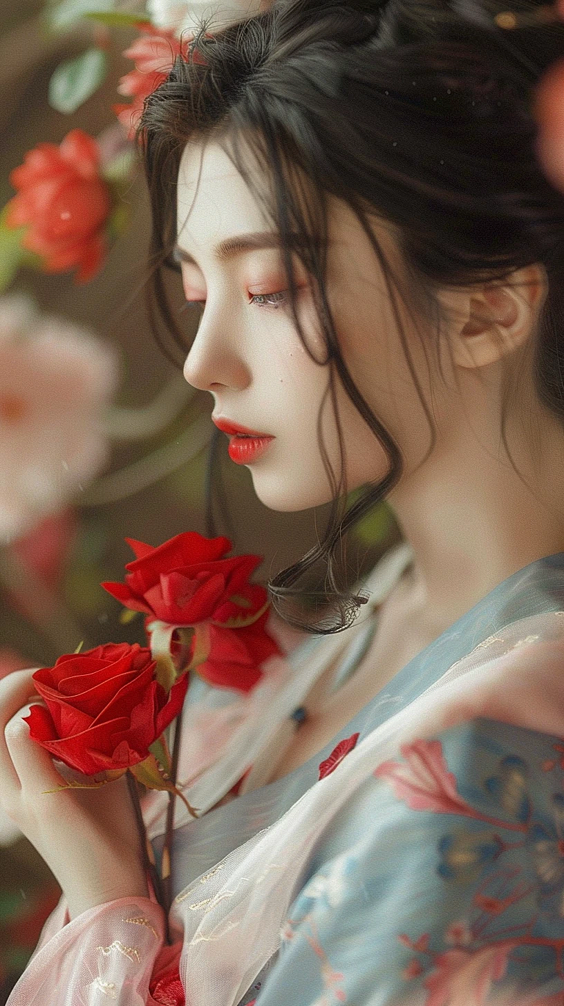 中式汉服古装美女