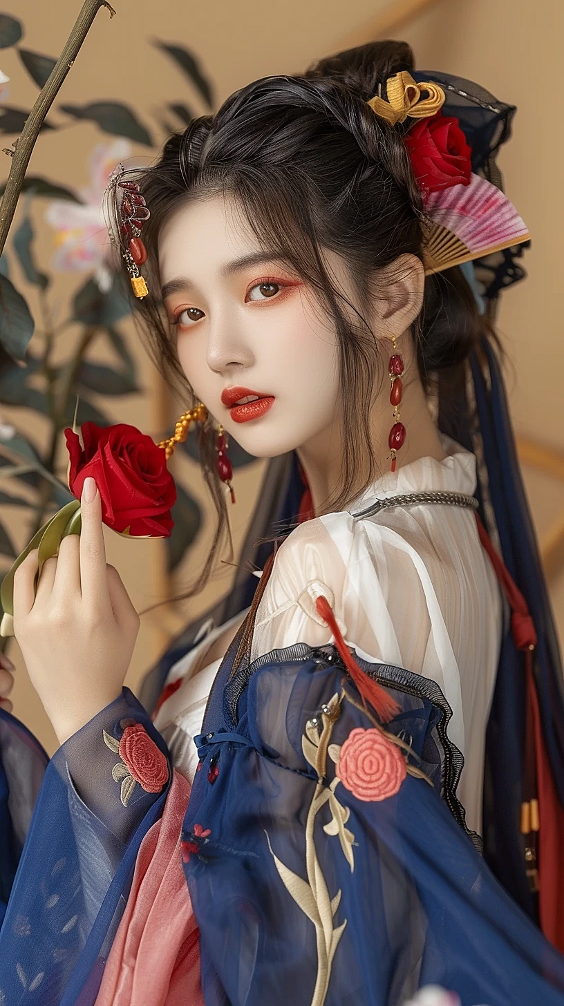 中式汉服古装美女