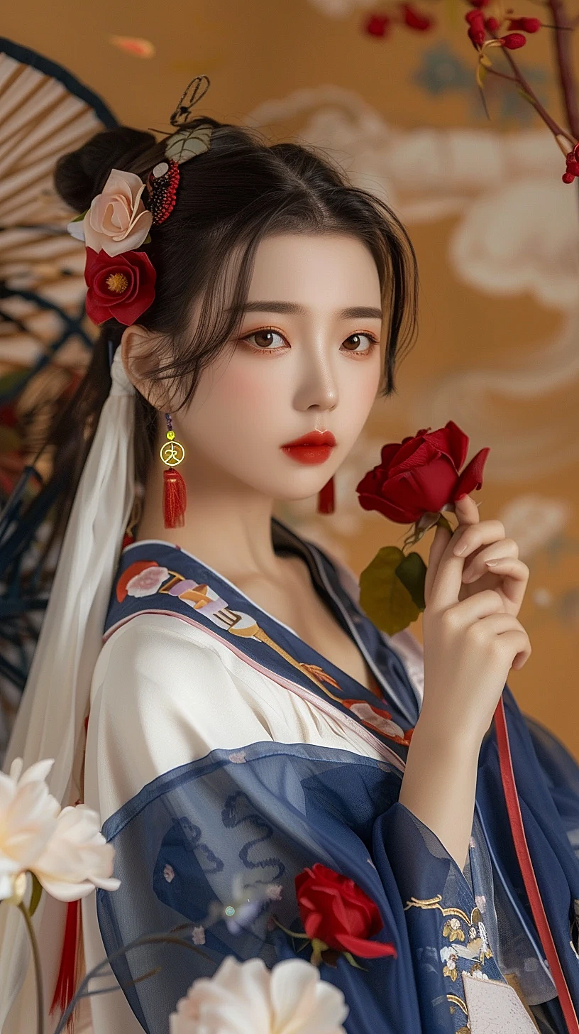 中式汉服古装美女