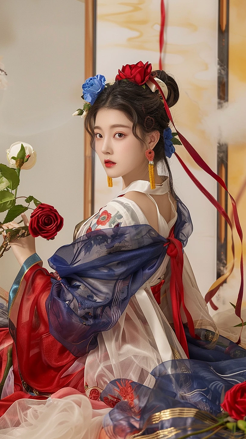 中式汉服古装美女