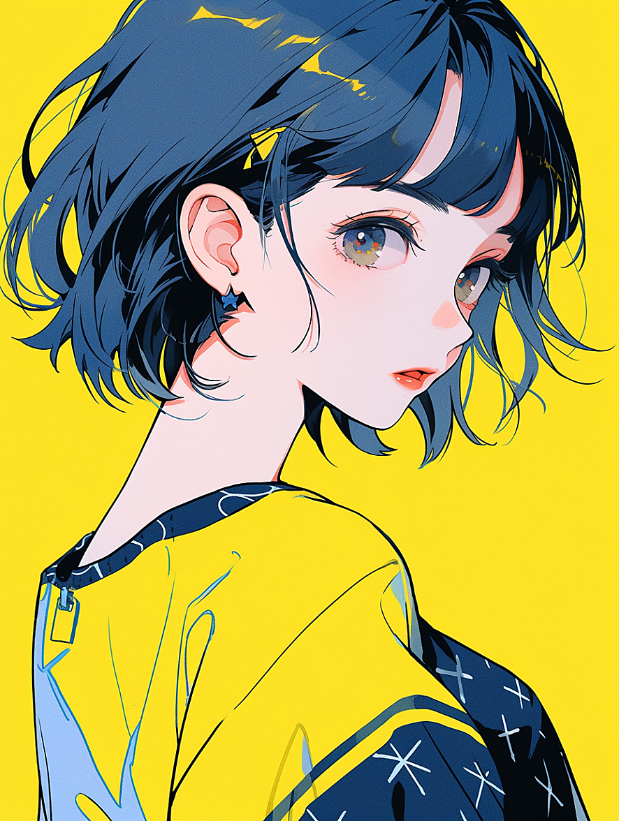 简约女孩