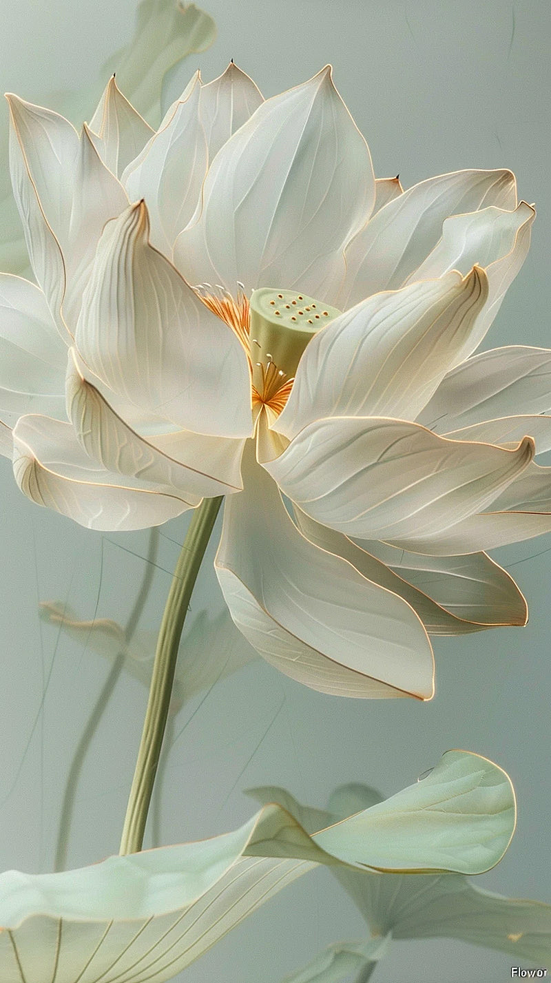 盛开莲花特写镜头