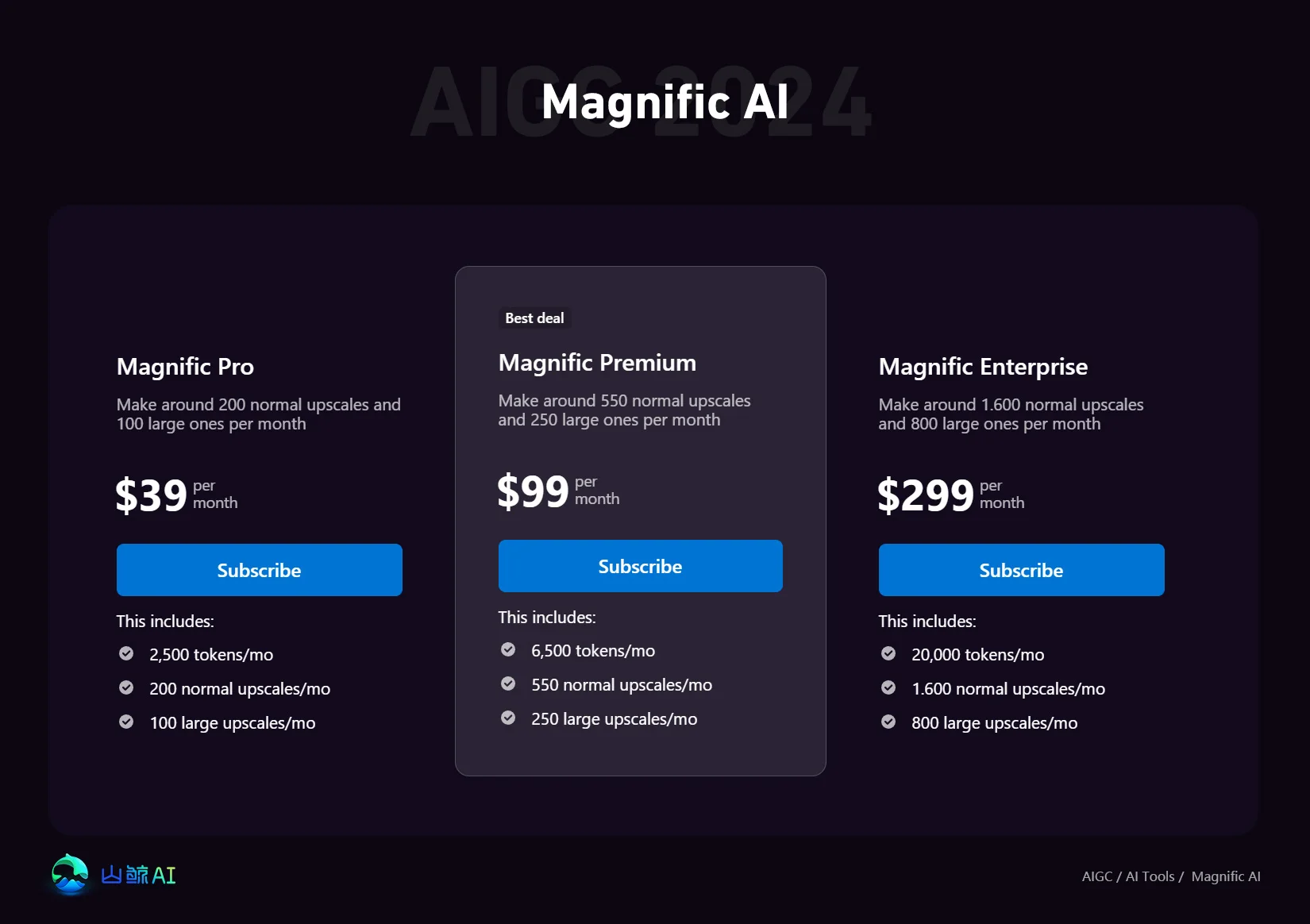 Magnific AI - 专业级AI图像画质细节增强/无损放大AI神器，AI生图“精修师”