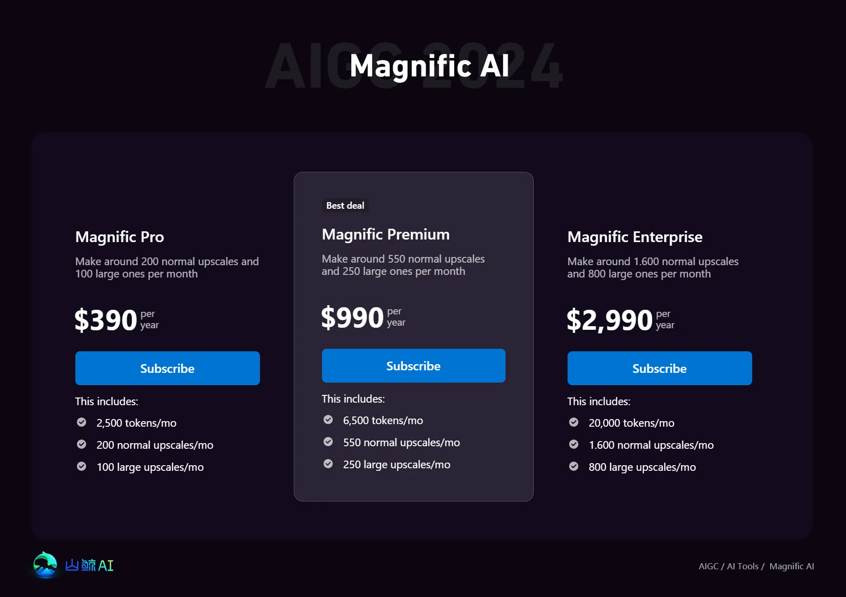 Magnific AI - 专业级AI图像画质细节增强/无损放大AI神器，AI生图“精修师”