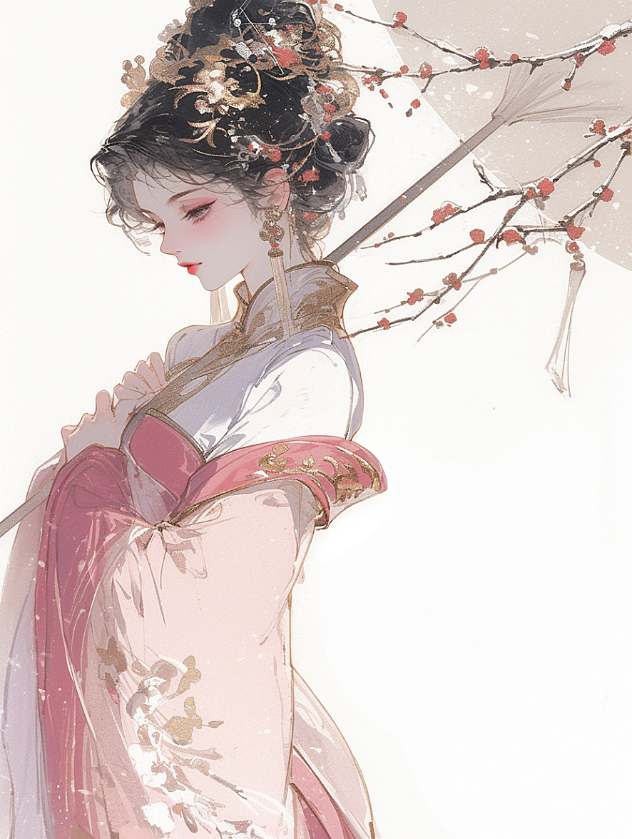 中国风 AI 美人的绝代风华