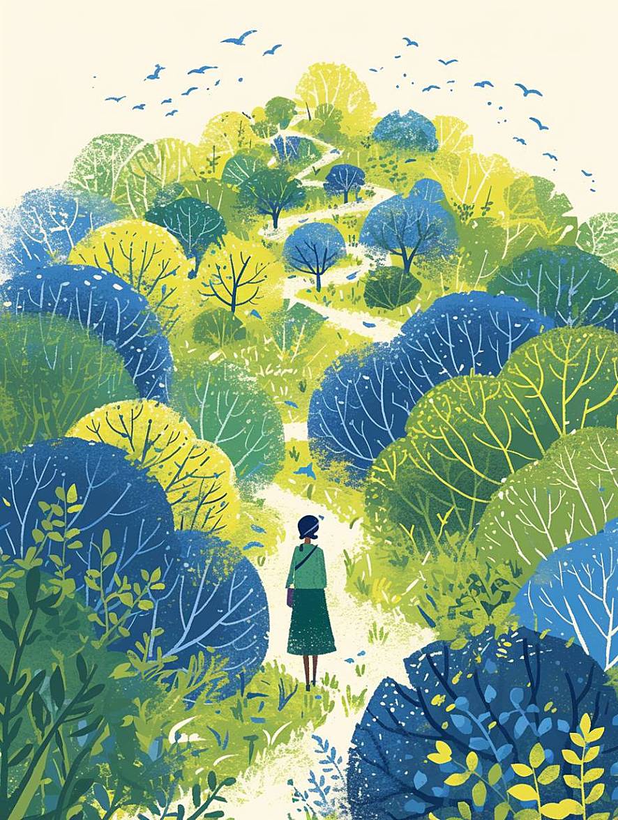 梵高眼里的春日风景
