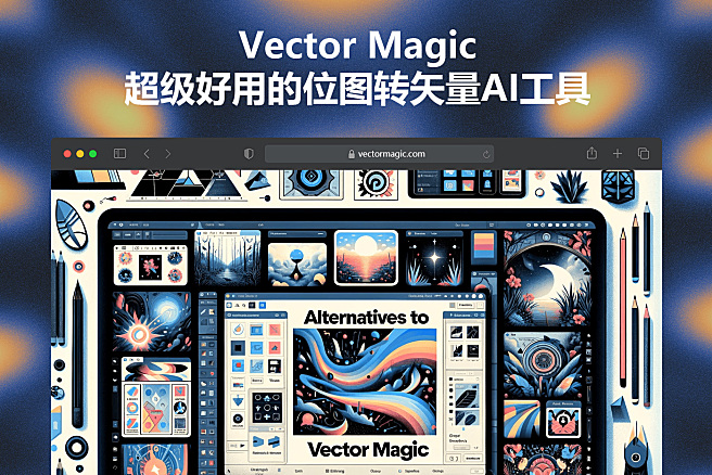 Vector Magic - 超级好用的位图转矢量AI工具，中文破解版，轻松驾驭Mac与Win双平台~