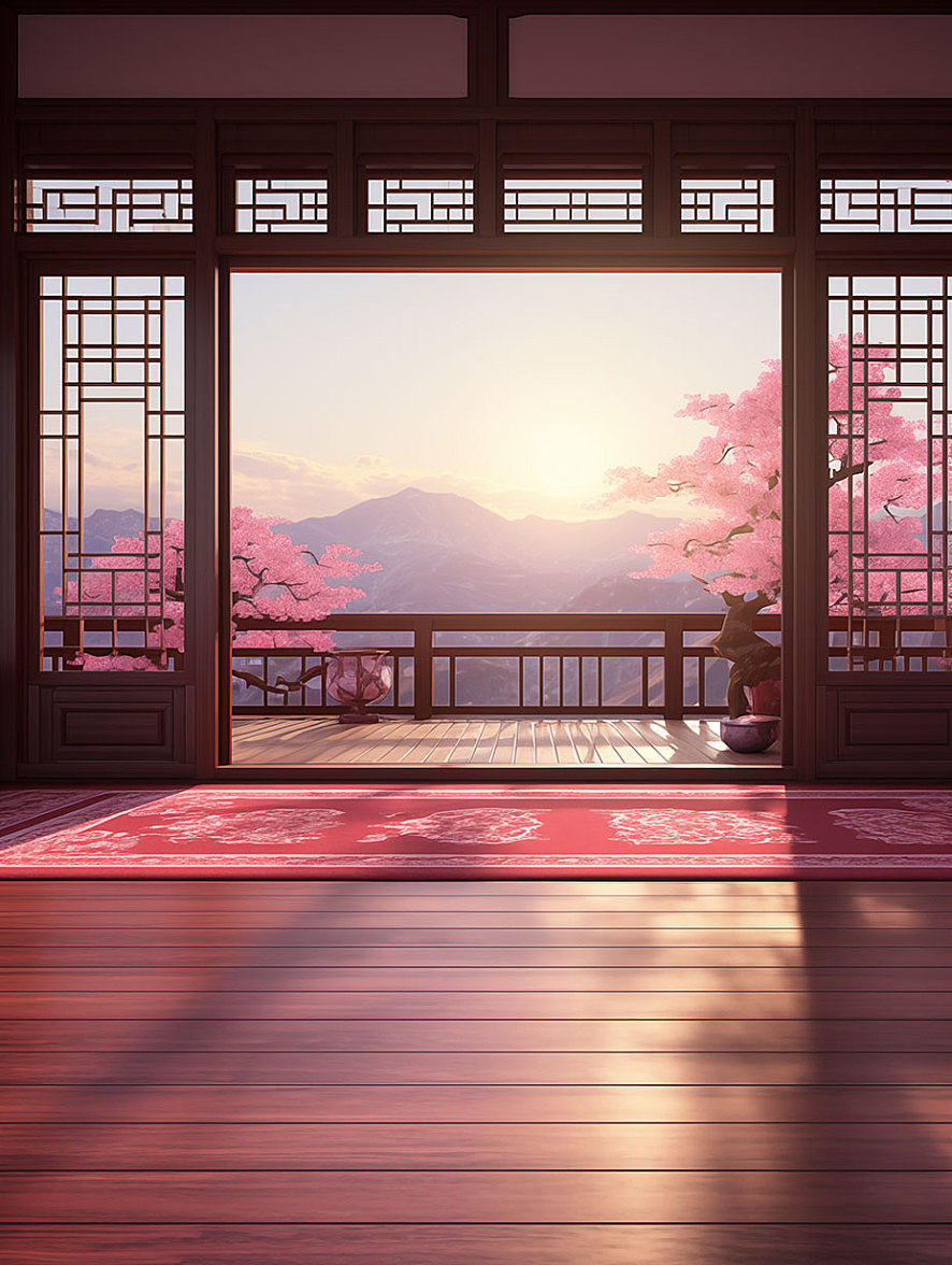 樱花女神节电商礼物场景