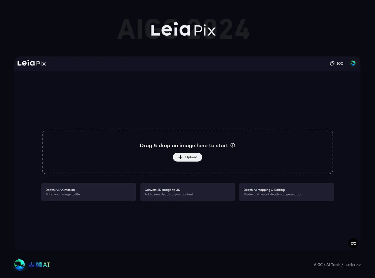 LeiaPix - 专业2D图片转3D裸眼动画特效AI工具，让您的图片栩栩如生，打破视觉界限！