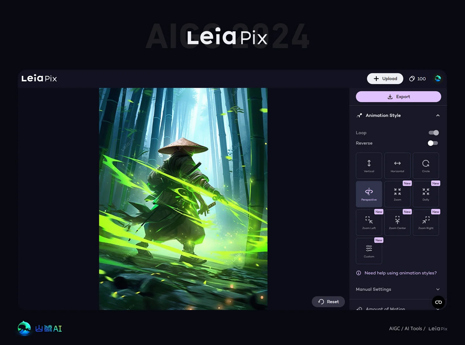 LeiaPix - 专业2D图片转3D裸眼动画特效AI工具，让您的图片栩栩如生，打破视觉界限！