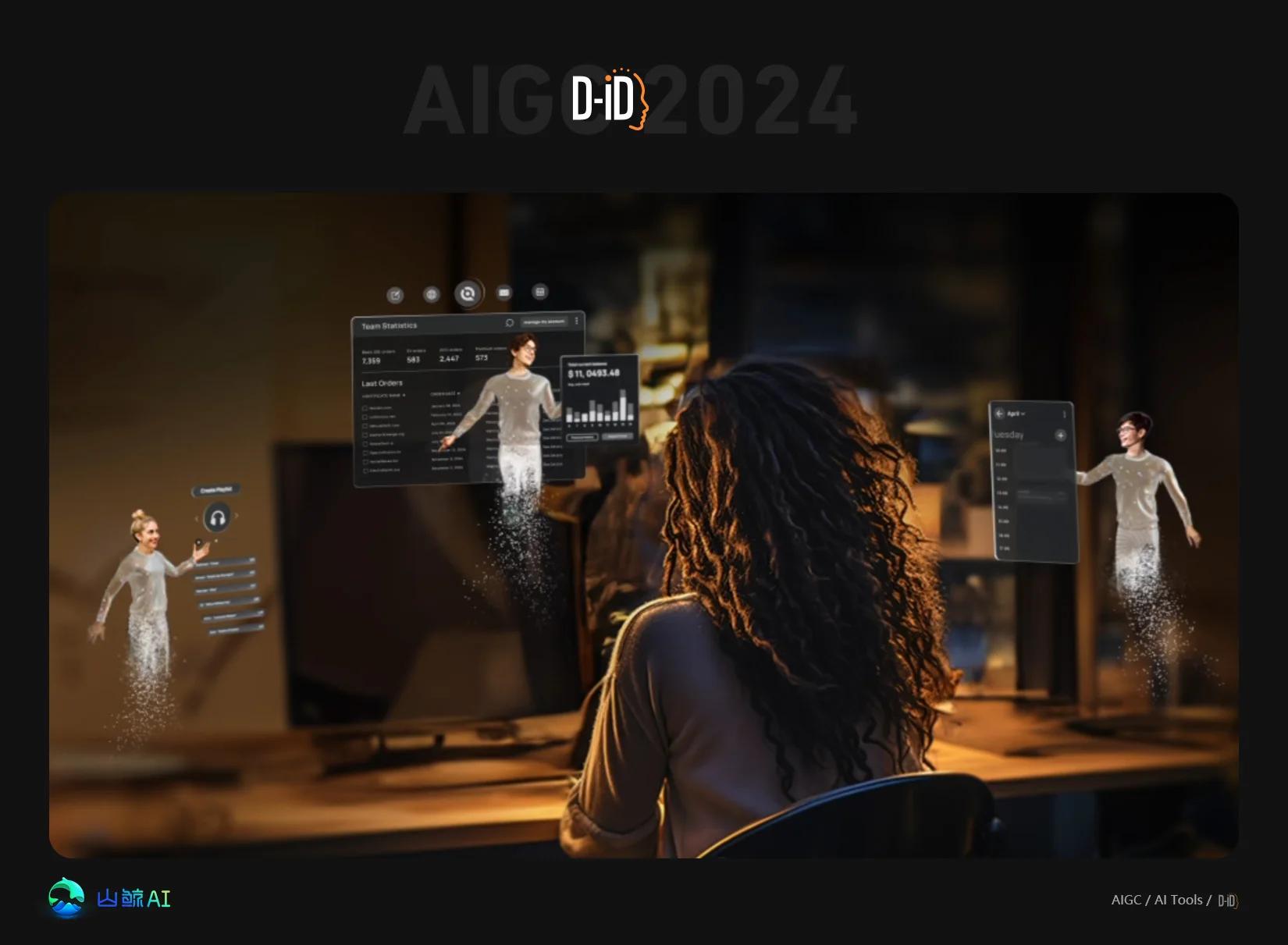 D-ID - 全球最专业最全面的数字人视频生成AI工具，真人口播，三分钟打造超炫虚拟数字人，开启逼真数字人新时代~