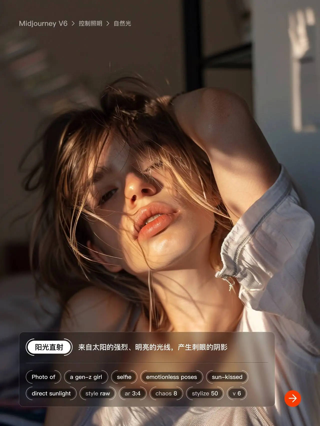 Midjourney 十组自然光提示词，教你如何帮你控制自然光照~