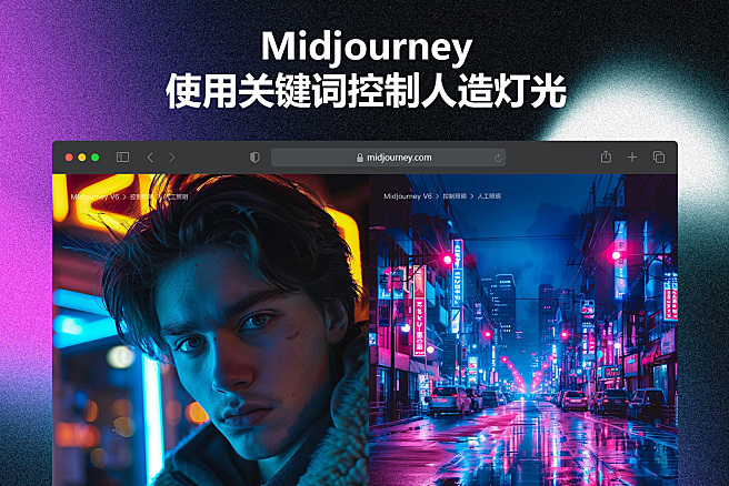 Midjourney 十组人工光线提示词，教你如何帮你控制灯光效果~