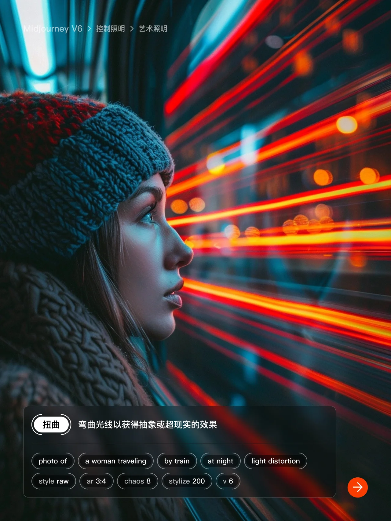 Midjourney 九组艺术光照提示词，教你如何帮你控制艺术效果~