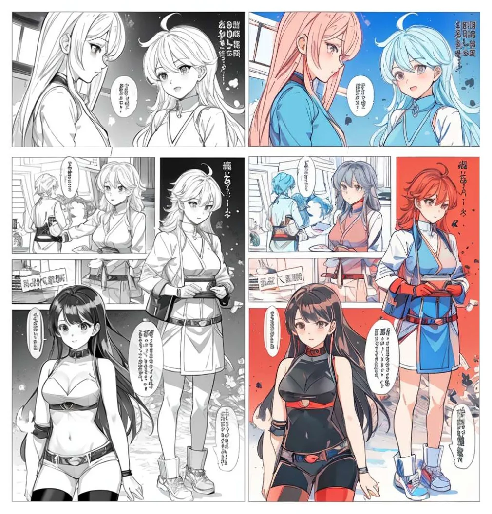 漫画直出，然后上色 - ComfyUI 工作流分享