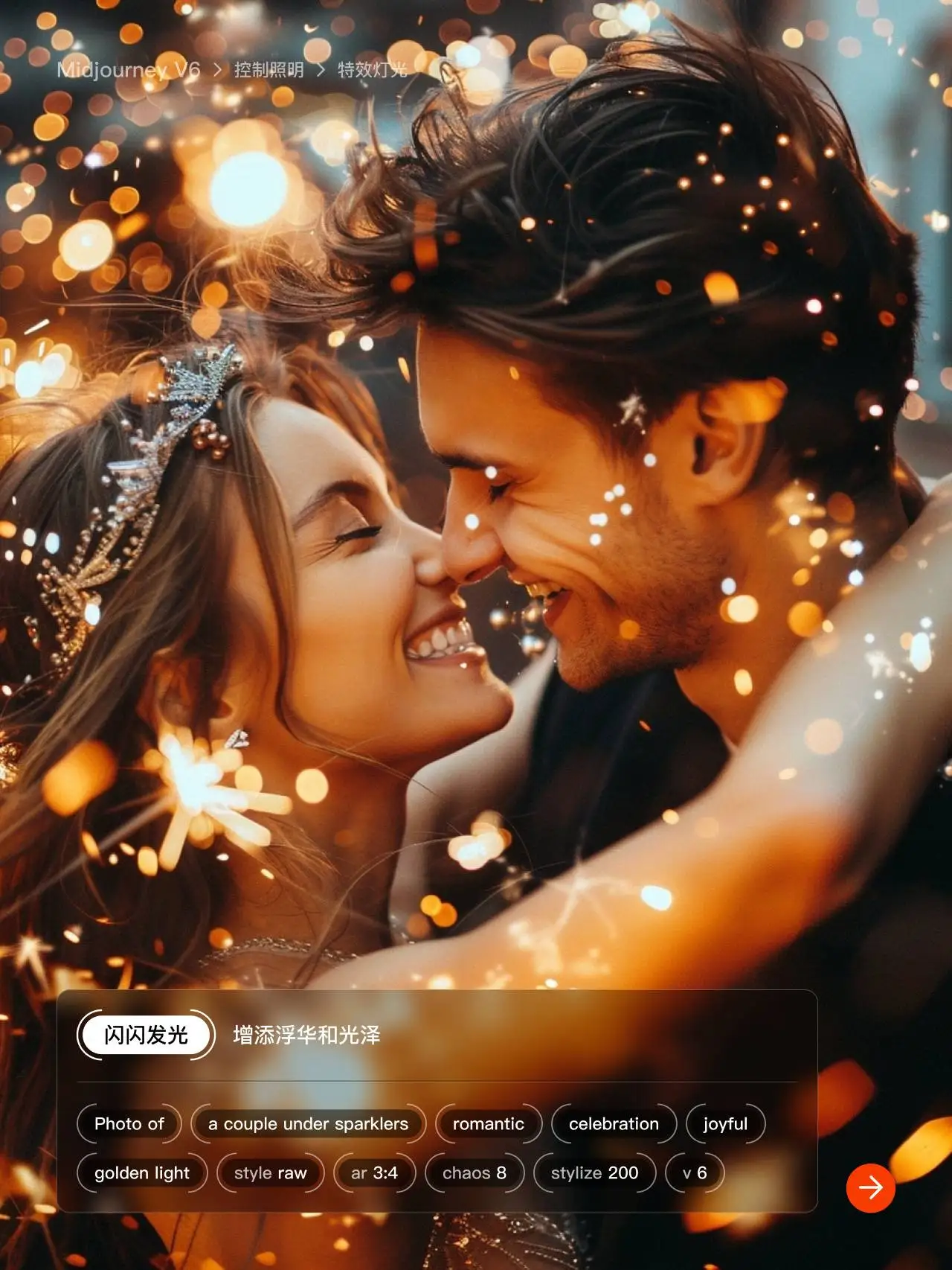 Midjourney 十组特效灯光提示词，教你如何帮你控制光照效果~