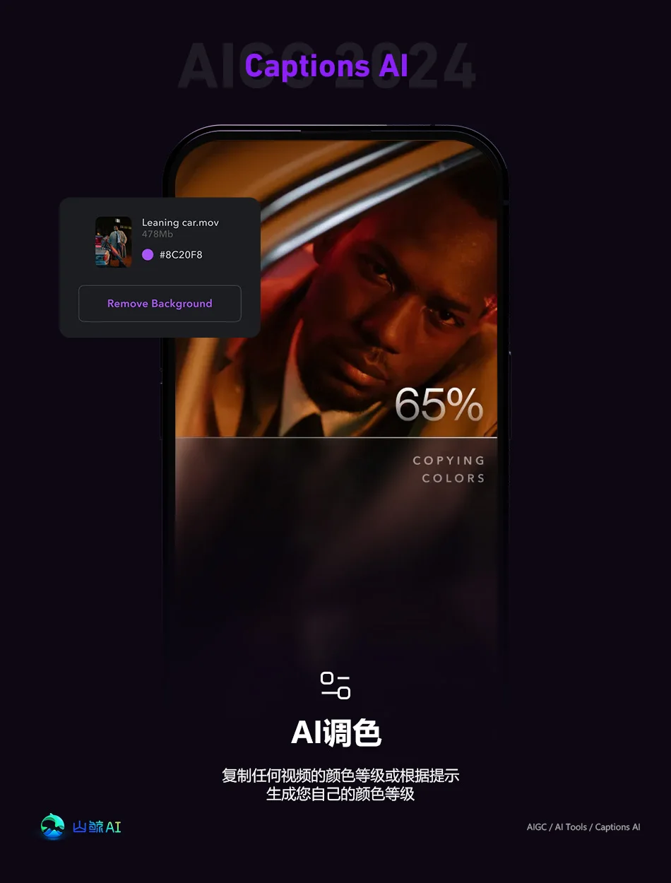 Captions AI - 迄今为止最智能的视频剪辑AI工具，没有之一！