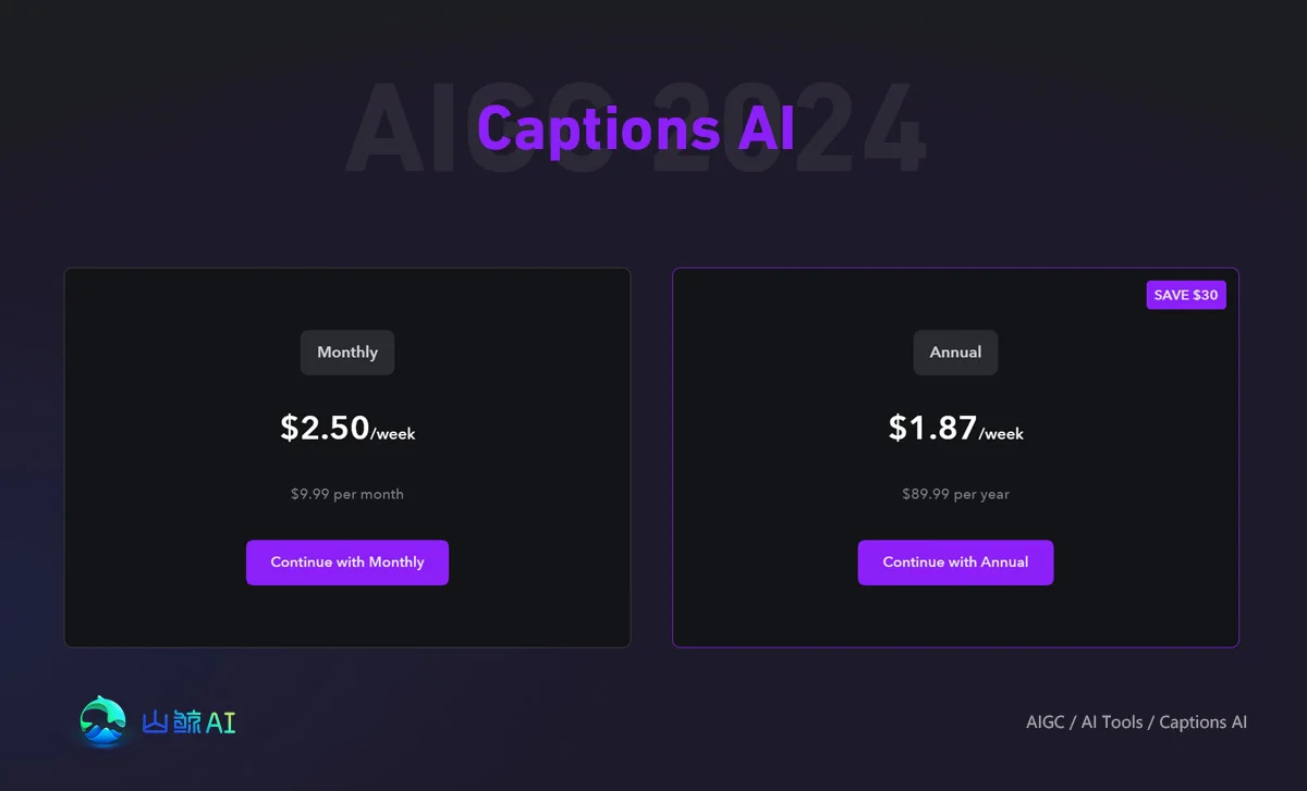 Captions AI - 迄今为止最智能的视频剪辑AI工具，没有之一！