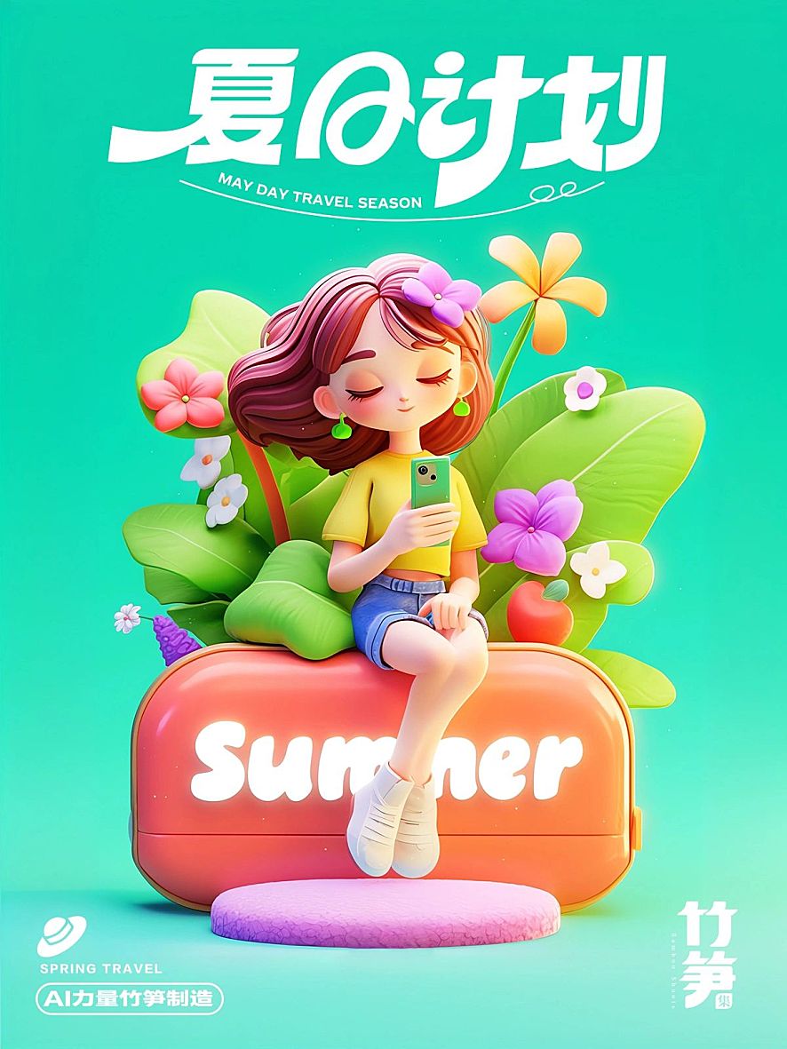 夏の计划，多巴胺色彩女孩~