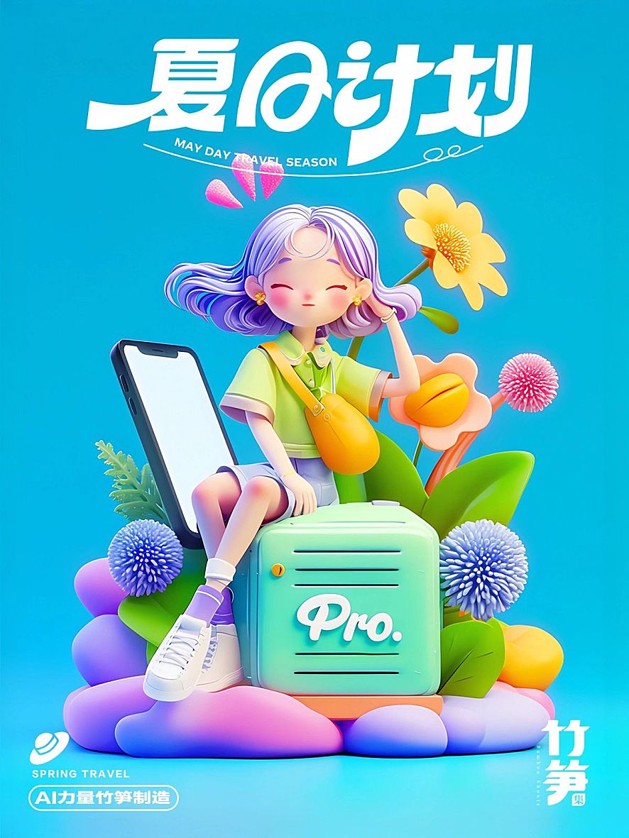 夏の计划，多巴胺色彩女孩~