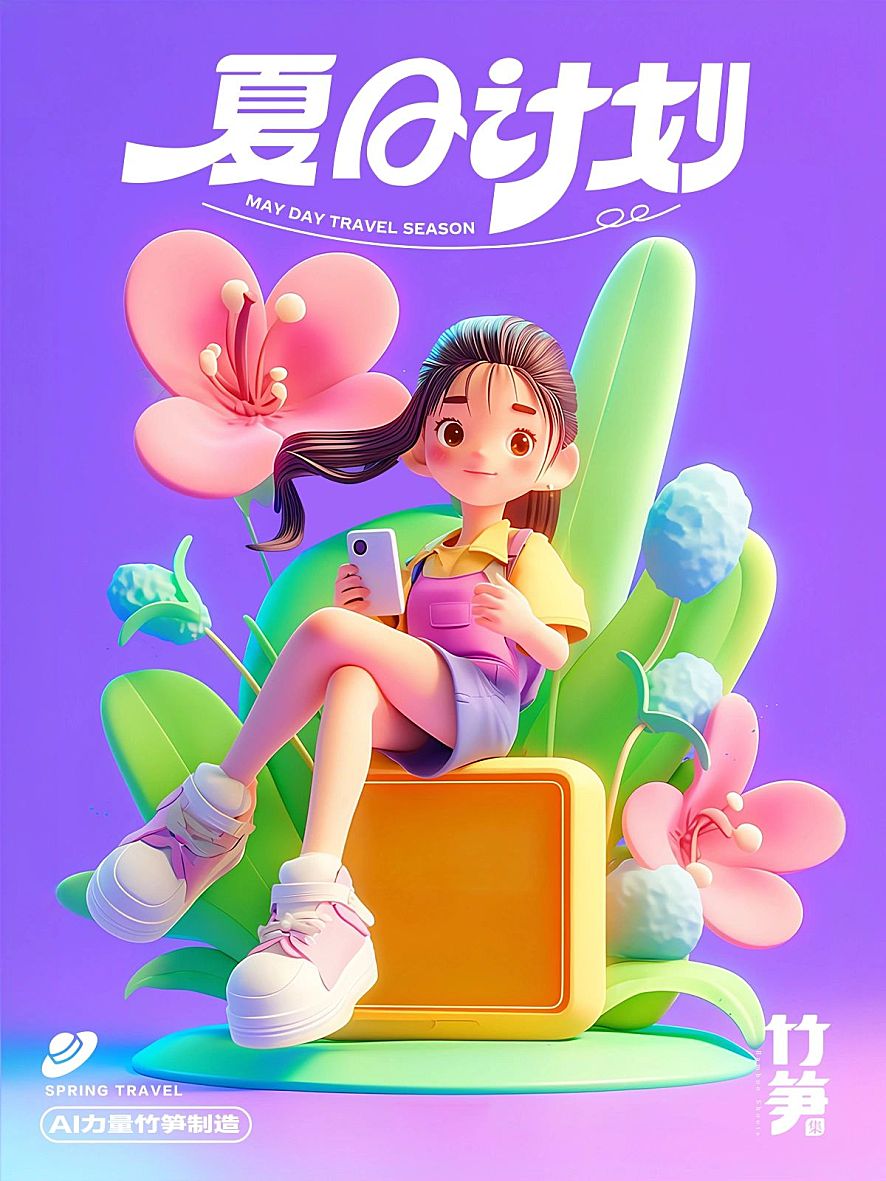 夏の计划，多巴胺色彩女孩~