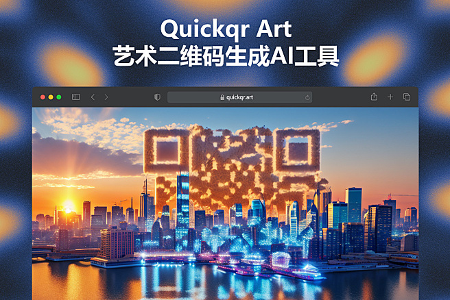 QuickQR Art - 艺术二维码生成AI工具，用 AI 生成艺术品一般的二维码，你爱了吗？